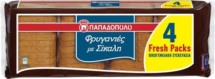 ΦΡΥΓΑΝΙΕΣ ΣΙΚΑΛΗΣ 4X80G ΠΑΠΑΔΟΠΟΥΛΟΥ