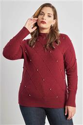 ΓΥΝΑΙΚΕΙΑ ΜΠΛΟΥΖΑ ΠΛΕΚΤΗ ΜΕ ΔΙΑΚΟΣΜΗΤΙΚΕΣ ΠΕΡΛΕΣ - 012520108931 ΜΠΟΡΝΤΟ PARABITA