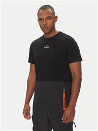 T-SHIRT CLINT 25SMPMTSRE08 ΜΑΥΡΟ REGULAR FIT PARAJUMPERS