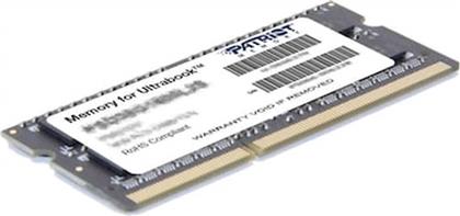 ΜΝΗΜΗ RAM SIGNATURE PSD34G1600L2S DDR3 4GB 1600MHZ SODIMM ΓΙΑ LAPTOP PATRIOT