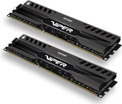 ΜΝΗΜΗ RAM VIPER 3 BLACK MAMBA PV316G186C0K DDR3 16GB (2X8GB) 1866MHZ UDIMM ΓΙΑ DESKTOP PATRIOT
