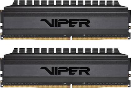 ΜΝΗΜΗ RAM VIPER 4 BLACKOUT PVB416G440C8K DDR4 16GB (2X8GB) 4400MHZ ΓΙΑ DESKTOP PATRIOT από το PUBLIC