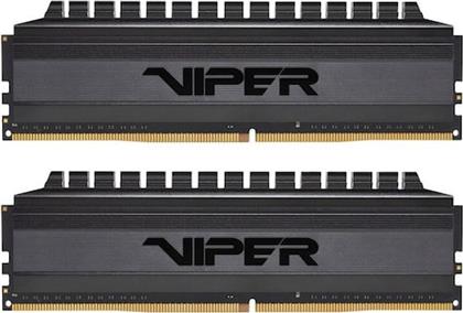 ΜΝΗΜΗ RAM VIPER 4 BLACKOUT PVB432G360C8K DDR4 32GB (2X16GB) 3600MHZ UDIMM ΓΙΑ DESKTOP PATRIOT από το PUBLIC