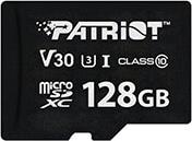 PSF128GVX31MCX VX SERIES 128GB MICRO SDXC V30 U3 CLASS 10 PATRIOT