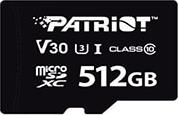 PSF512GVX31MCX VX SERIES 512GB MICRO SDXC V30 U3 CLASS 10 PATRIOT