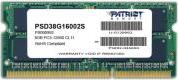 RAM PSD38G16002S 8GB SO-DIMM SIGNATURE DDR3 PC3-12800 1600MHZ PATRIOT