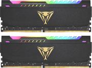 RAM PVSR416G360C0K VIPER STEEL RGB BLACK 16GB (2X8GB) 3600MHZ DUAL KIT PATRIOT