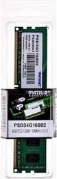 SIGNATURE PSD34G16002 DDR3 1600MHZ (1X4GB) PATRIOT