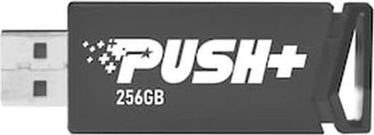 USB FLASH 256GB MEMORY PUSH+ TYPE-A 3.2 GEN 1 (3.1 GEN 1) BLACK PATRIOT