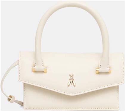 ΔΕΡΜΑΤΙΝΗ ΤΣΑΝΤΑ ΧΡΩΜΑ: ΑΣΠΡΟ PATRIZIA PEPE