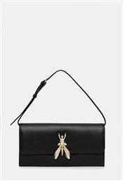 ΔΕΡΜΑΤΙΝΗ ΤΣΑΝΤΑ ΧΡΩΜΑ: ΜΑΥΡΟ, 8B0304 L061 PATRIZIA PEPE