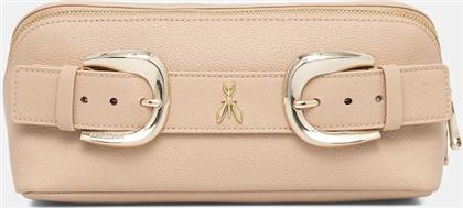 ΔΕΡΜΑΤΙΝΗ ΤΣΑΝΤΑ ΚΑΛΛΥΝΤΙΚΩΝ ΧΡΩΜΑ: ΜΠΕΖ, 8Q0027 L001 PATRIZIA PEPE