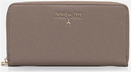ΔΕΡΜΑΤΙΝΟ ΠΟΡΤΟΦΟΛΙ ΧΡΩΜΑ: ΜΠΕΖ, CQ4879 L001 PATRIZIA PEPE