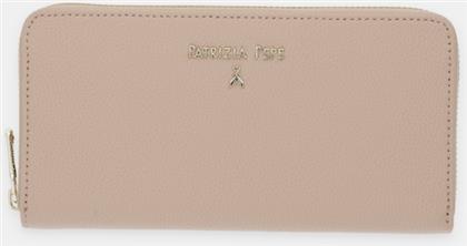 ΔΕΡΜΑΤΙΝΟ ΠΟΡΤΟΦΟΛΙ ΧΡΩΜΑ: ΜΠΕΖ, CQ4879 L001 PATRIZIA PEPE