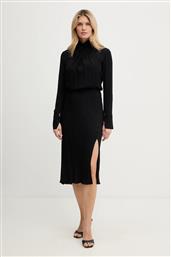 ΦΟΡΕΜΑ ΑΠΟ ΒΙΣΚΟΖΗ ΧΡΩΜΑ: ΜΑΥΡΟ, 8A1623 A8I1 PATRIZIA PEPE