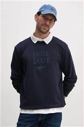 PAUL&SHARK ΑΝΔΡΙΚΗ ΜΠΛΟΥΖΑ ΦΟΥΤΕΡ ΜΕ ΛΟΓΟΤΥΠΟ REGULAR FIT - 14311890 ΜΠΛΕ ΣΚΟΥΡΟ PAUL & SHARK