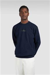 PAUL&SHARK ΑΝΔΡΙΚΗ ΜΠΛΟΥΖΑ ΦΟΥΤΕΡ ΜΕ ΜΕΤΑΛΛΙΖΕ LOGO PRINT REGULAR FIT - 15311821 ΜΠΛΕ ΣΚΟΥΡΟ PAUL & SHARK