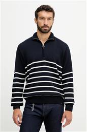 ΜΑΛΛΙΝΗ ΜΠΛΟΥΖΑ ΧΡΩΜΑ: ΜΠΛΕ, 15311142 PAUL & SHARK από το ANSWEAR