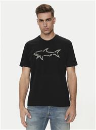 T-SHIRT 14311653 ΜΑΥΡΟ REGULAR FIT PAUL & SHARK