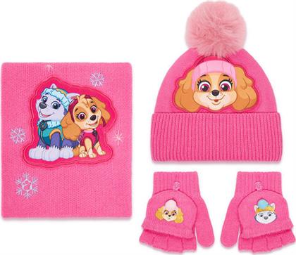 ΣΕΤ ΣΚΟΥΦΑΚΙ, ΚΑΣΚΟΛ ΚΑΙ ΓΑΝΤΙΑ PAW PATROL