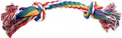 ΠΑΙΧΝΙΔΙ ΣΚΥΛΟΥ ROPE BONE 2 KNOTS MULTICOLOR (30,5CM) PAWISE