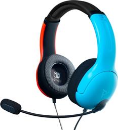 GAMING HEADSET LVL40 WIRED NINTENDO SWITCH - BLUE RED PDP