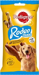 SNACK ΣΚΥΛΩΝ RODEO DUOS ΚΟΤΟΠΟΥΛΟ ΚΑΙ ΜΠΕΙΚΟΝ 123G PEDIGREE