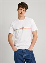 ADUR ΑΝΔΡΙΚΟ T-SHIRT PM509427-800 ΛΕΥΚΟ PEPE JEANS