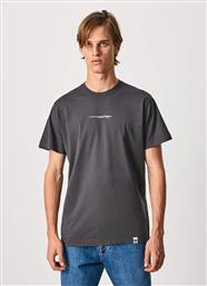 ANDREAS ΑΝΔΡΙΚΟ T-SHIRT ΓΚΡΙ ΜΕ ΣΤΑΜΠΑ PM508268-986 PEPE JEANS