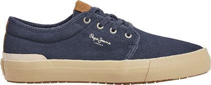 ΑΝΔΡΙΚΑ ΔΕΡΜΑΤΙΝΑ SUEDE SNEAKERS BEN URBAN PMS31037-595 ΜΠΛΕ PEPE JEANS