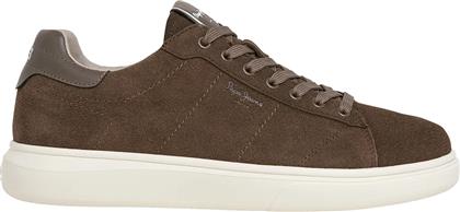 ΑΝΔΡΙΚΑ SNEAKERS EATON SUEDE PMS000011-865 ΚΑΦΕ PEPE JEANS