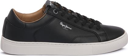 ΑΝΔΡΙΚΑ SNEAKERS JOE BASIC PMS00048-999 ΜΑΥΡΟ PEPE JEANS
