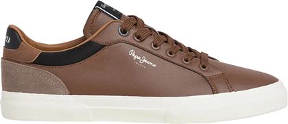 ΑΝΔΡΙΚΑ SNEAKERS KENTON COURT PMS30839-869 TAN BROWN ΤΑΜΠΑ PEPE JEANS