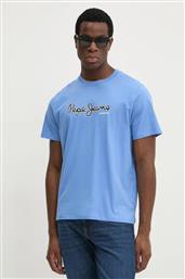 ΑΝΔΡΙΚΗ ΜΠΛΟΥΖΑ T-SHIRT DORIAN PM509721-807 ΜΠΛΕ PEPE JEANS