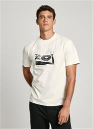 ΑΝΔΡΙΚΗ ΜΠΛΟΥΖΑ T-SHIRT RERRY PM509731-807 ΛΕΥΚΟ PEPE JEANS