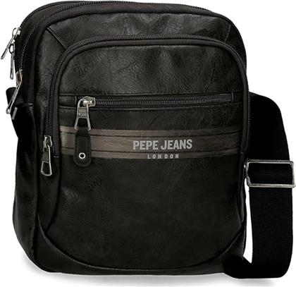 ΑΝΔΡΙΚΗ ΜΕΓΑΛΗ ΤΣΑΝΤΑ ΩΜΟΥ HORLEY TABLET BAG 7815731-999 ΜΑΥΡΟ PEPE JEANS