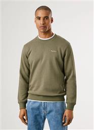 ΑΝΔΡΙΚΟ ΦΟΥΤΕΡ ΛΑΙΜΟΚΟΨΗ MACBETH SMALL LOGO PLAIN CREW PM5800013-804 ΠΡΑΣΙΝΟ PEPE JEANS