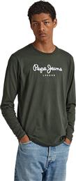 ΑΝΔΡΙΚΟ ΜΑΚΡΥΜΑΝΙΚΟ T-SHIRT EGGO LONG PM508209-728 ΠΡΑΣΙΝΟ PEPE JEANS