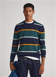 ΑΝΔΡΙΚΟ ΠΟΥΛΟΒΕΡ SYLVESTER STRIPED SWEATSHIRT PM702388-594 ΜΠΛΕ PEPE JEANS