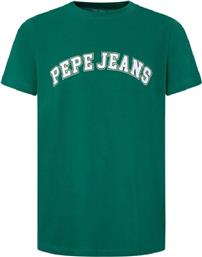 ΑΝΔΡΙΚΟ T-SHIRT CLEMENT PM509220-654 ΠΡΑΣΙΝΟ PEPE JEANS