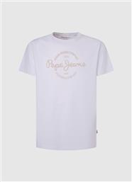 ΑΝΔΡΙΚΟ T-SHIRT CRAIGHTON PM509230-800 ΛΕΥΚΟ PEPE JEANS