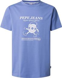 ΑΝΔΡΙΚΟ T-SHIRT ΜΕ GRAPHIC PRINT REGULAR FIT ''PERKINS'' - PM509751 ΜΠΛΕ ΑΝΟΙΧΤΟ PEPE JEANS