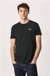 ΑΝΔΡΙΚΟ T-SHIRT ΜΕ LOGO PRINT ''ORIGINAL'' - PM508212 ΜΑΥΡΟ PEPE JEANS