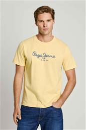 ΑΝΔΡΙΚΟ T-SHIRT ΜΕ LOGO PRINT REGULAR FIT - PM509428 ΚΙΤΡΙΝΟ PEPE JEANS