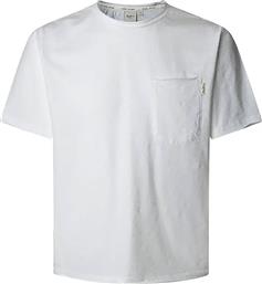 ΑΝΔΡΙΚΟ T-SHIRT ΜΟΝΟΧΡΩΜΟ REGULAR FIT - PM509765 ΛΕΥΚΟ PEPE JEANS