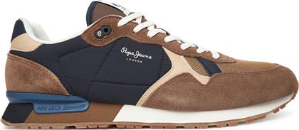 ΑΘΛΗΤΙΚΑ BRIT COLORS M PMS400004 ΚΑΦΕ PEPE JEANS