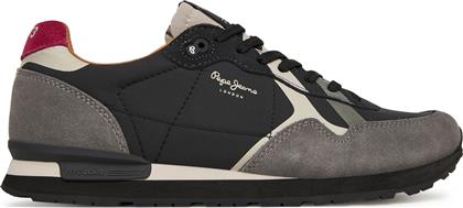 ΑΘΛΗΤΙΚΑ BRIT PRINTS M PMS400002 ΓΚΡΙ PEPE JEANS