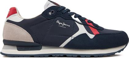 ΑΘΛΗΤΙΚΑ BRIT ROAD M PMS40007 ΣΚΟΥΡΟ ΜΠΛΕ PEPE JEANS