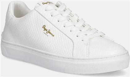 ΑΘΛΗΤΙΚΑ CAMDEN RUMP W ΧΡΩΜΑ: ΑΣΠΡΟ, PLS00031 PEPE JEANS
