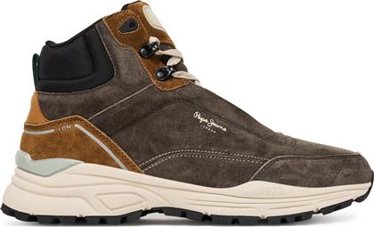 ΑΘΛΗΤΙΚΑ DARREN BOOT M PMS600011 ΚΑΦΕ PEPE JEANS